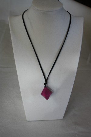 PRISMA DE ÁGATA FUXIA